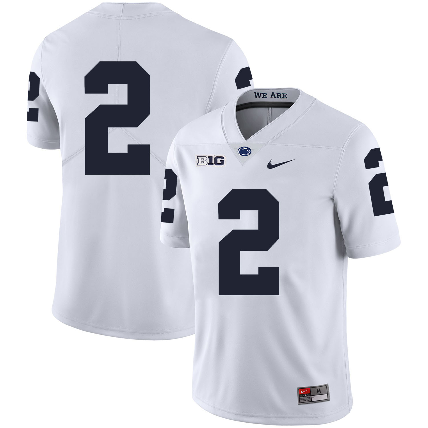 Penn State Nittany Lions 2 Tommy Stevens White Nike College Football Jersey